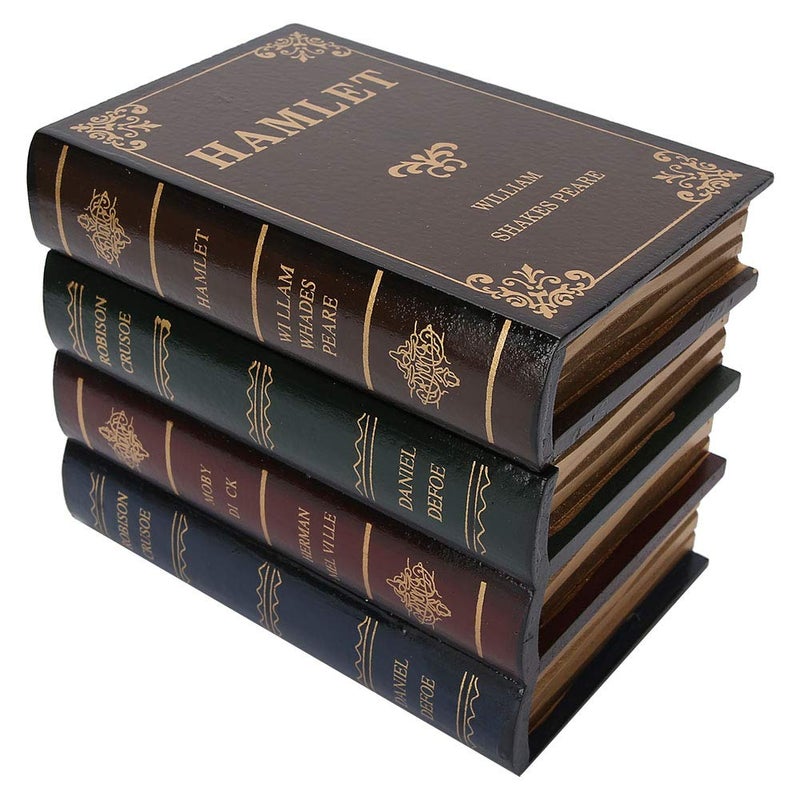 Cimenn Wooden Jewelry Box, Fashionable Book Shape Jewelry Gift Storage Chest Box 3 Layers Case Holder Organizer for Bracelets, Earrings, Rings, Necklaces, Brooches Valentine's Day - Image 1
